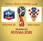 Agen Bola Terpercaya - Prediksi Perancis vs Kroasia ( Final Piala Dunia 2018 )